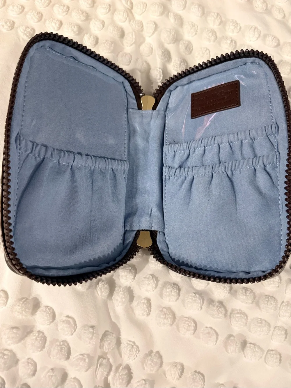 Trish McEvoy Croc Brush Case and Brush Set